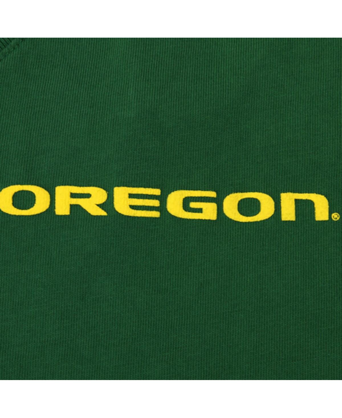 SPIRIT JERSEY WOMEN'S GREEN OREGON DUCKS SPIRIT JERSEY OVERSIZED T-SHIRT 