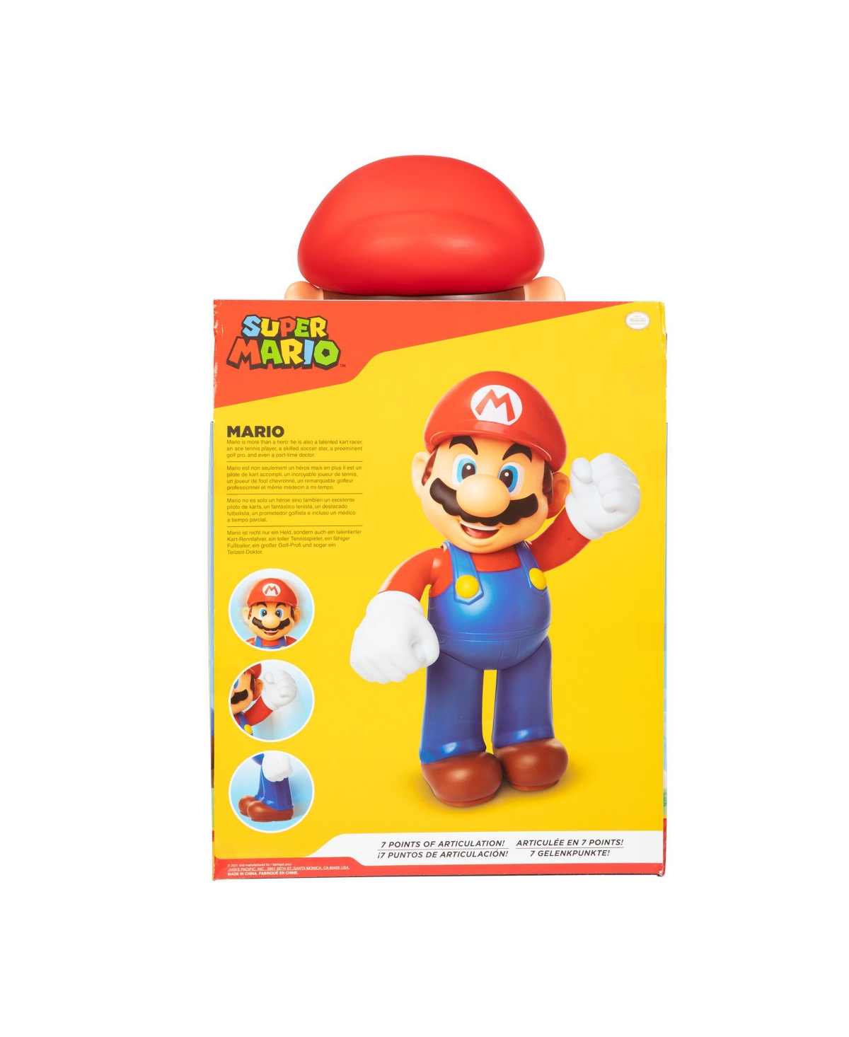 Super Mario Big Figure In Multicolor