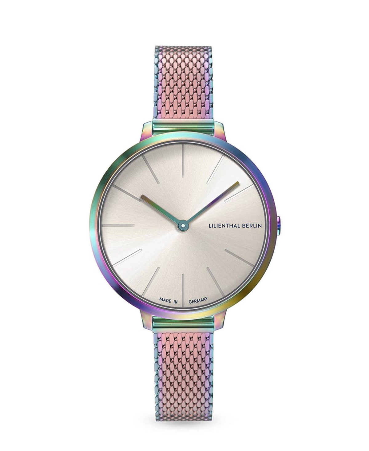 Women's Rosalux Rainbow Multicolored Stainless Steel Mesh Watch 30mm - Multi