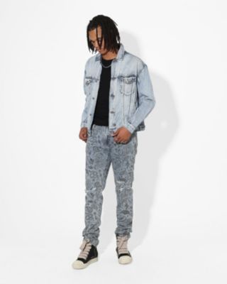 Mens Paisley Skulls Jeans