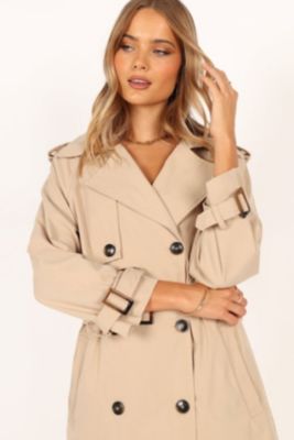 Women's Trina Button Front Trench Coat