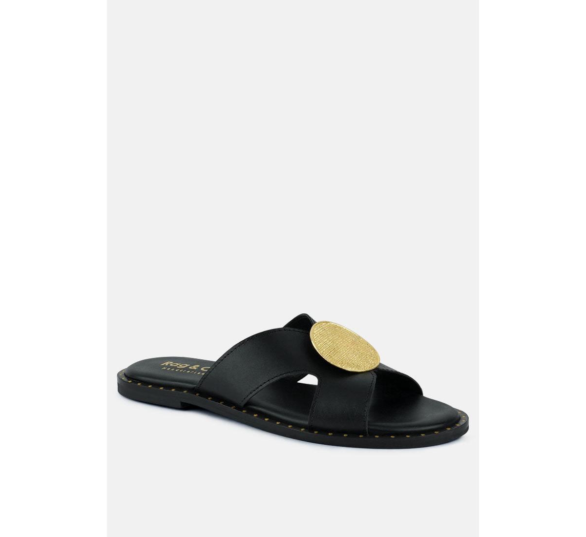 Eudora Womens Embellished Slip-on flats - White