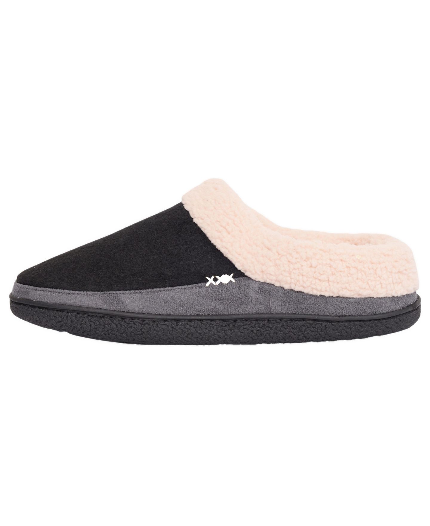 Мужские тапочки Alpine Swiss Memory Foam Clog Slippers Fleece Fuzzy Slip on House, цвет: Чёрный — фото 2