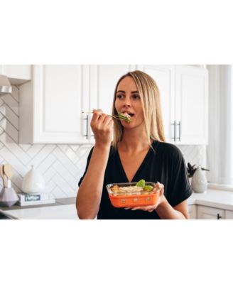 5 Pc Glass Container Set with Silicone Wrap