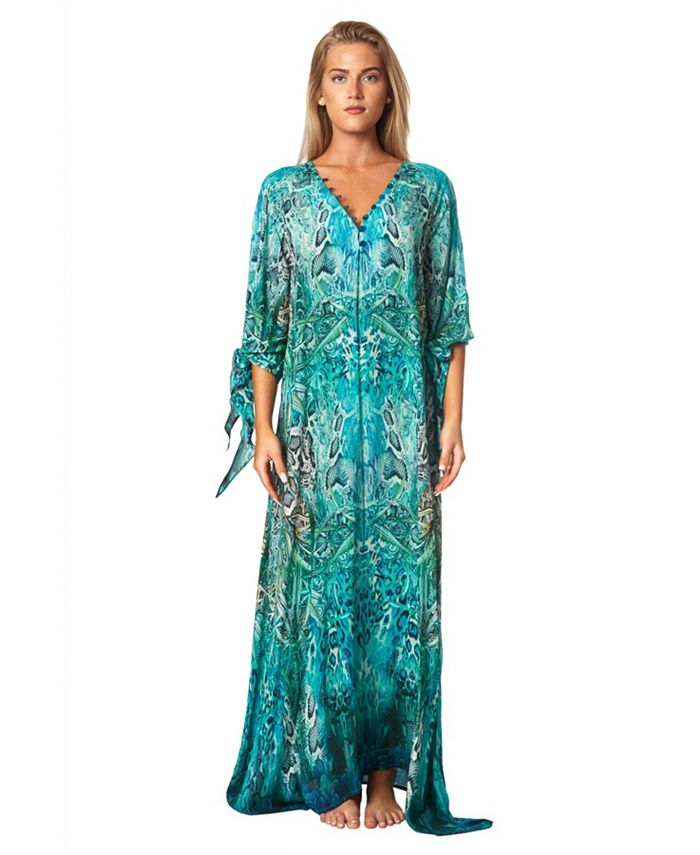 La Moda Clothing Women's Long Regular Kaftan Dress - Macy's