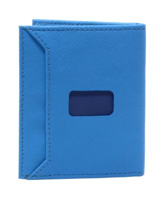 Men's Men RFID Leather Wallet Slim Front Pocket Wallet Business Card Case