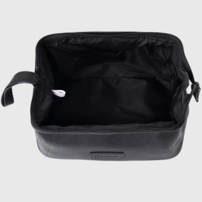 Lauter Toiletry Bag Genuine Leather Shaving Kit Dop Kit Travel Case