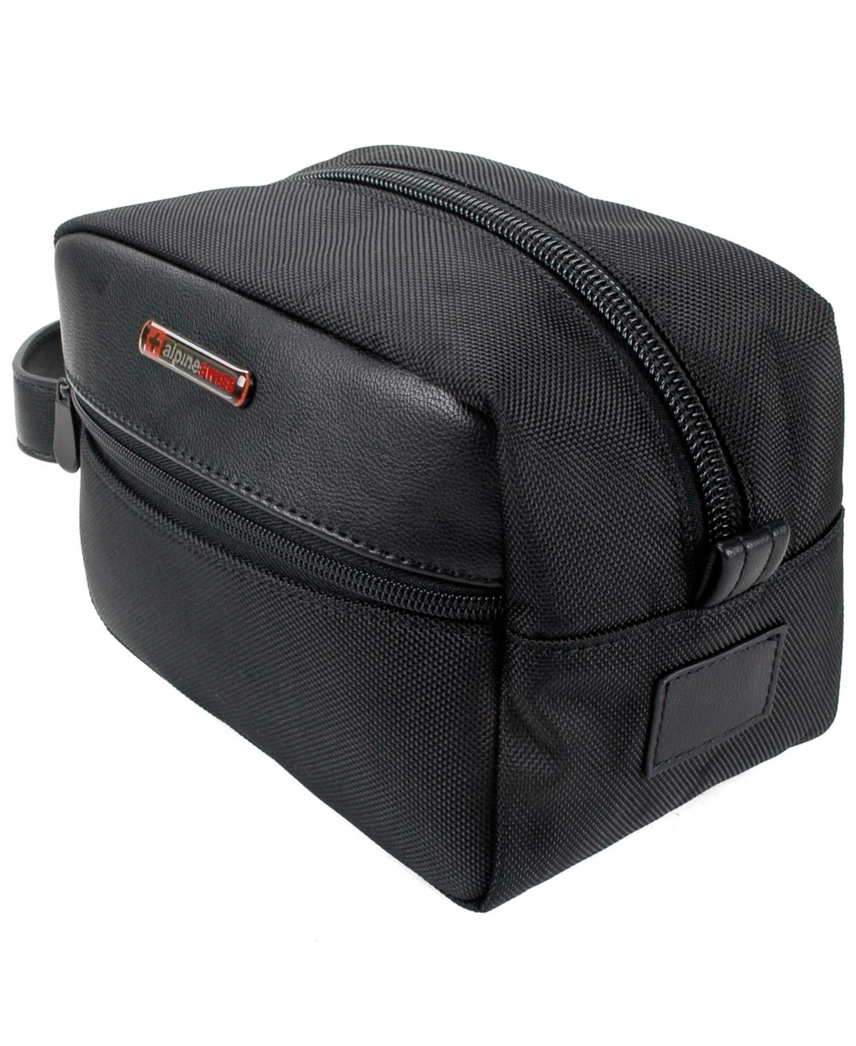 Hudson Shaving Kit Dopp Kit Overnight Toiletry Bag Travel Case New - Black