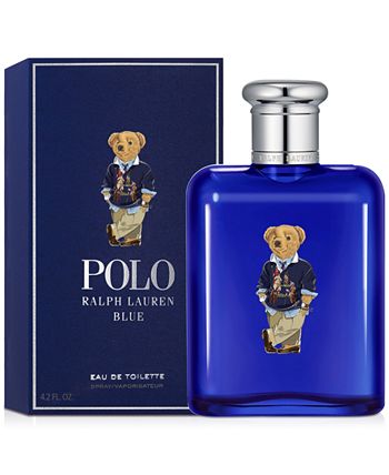 Ralph Lauren Men's Polo Blue Eau de Toilette Limited Bear Edition Spray, 4.2  oz. - Macy's