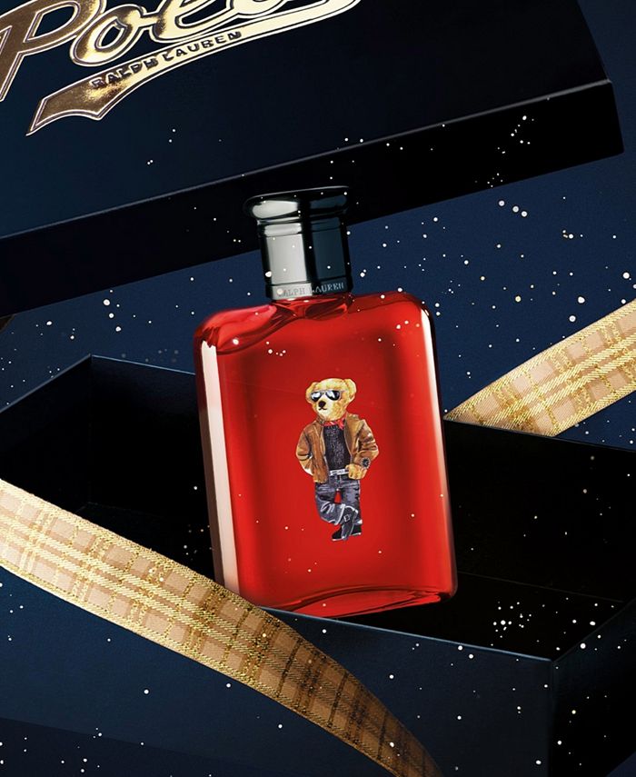 Ralph Lauren Men's Polo Red Eau de Parfum Limited Bear Edition Spray, 4.2 oz. Macy's