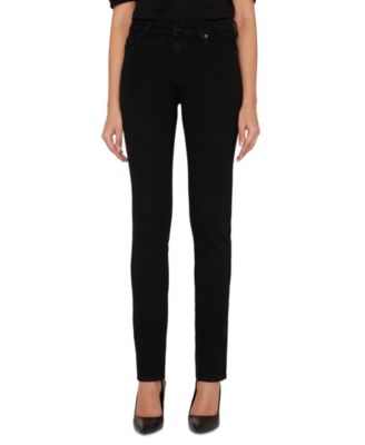 7 For All Mankind - Women's Kimmie Mid-Rise Straight-Leg Jeans