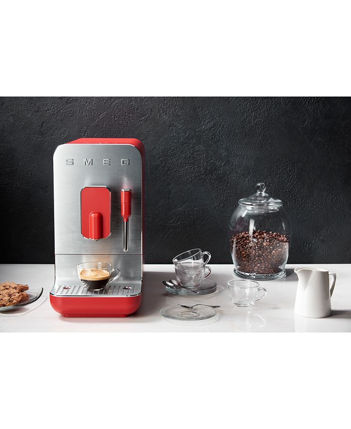 SMEG Fully Automatic Coffee Machine with Steam Wand Macy's