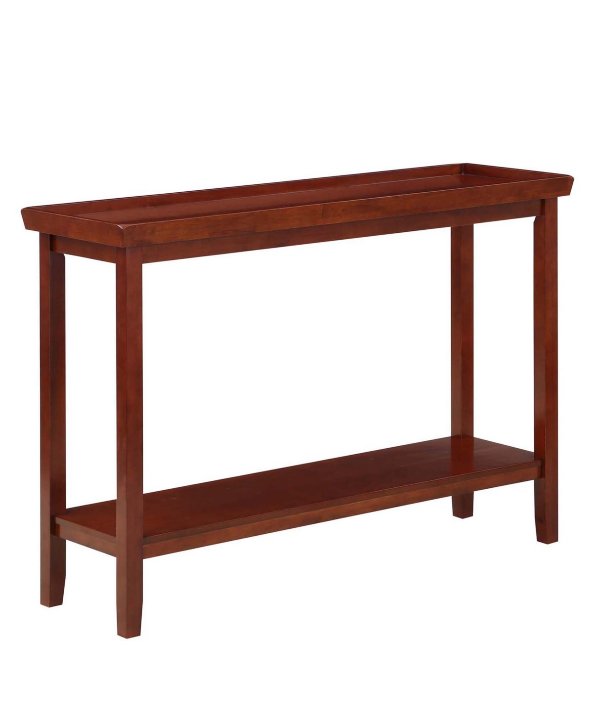 CONVENIENCE CONCEPTS 48" WOOD LEDGEWOOD CONSOLE TABLE WITH SHELF