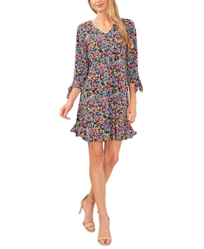 Cece tie sleeve dress discount