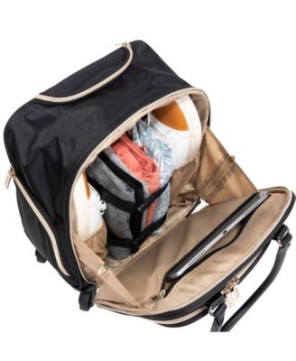 17" Softside Chevron 4-Wheel Spinner Carry-On Underseater