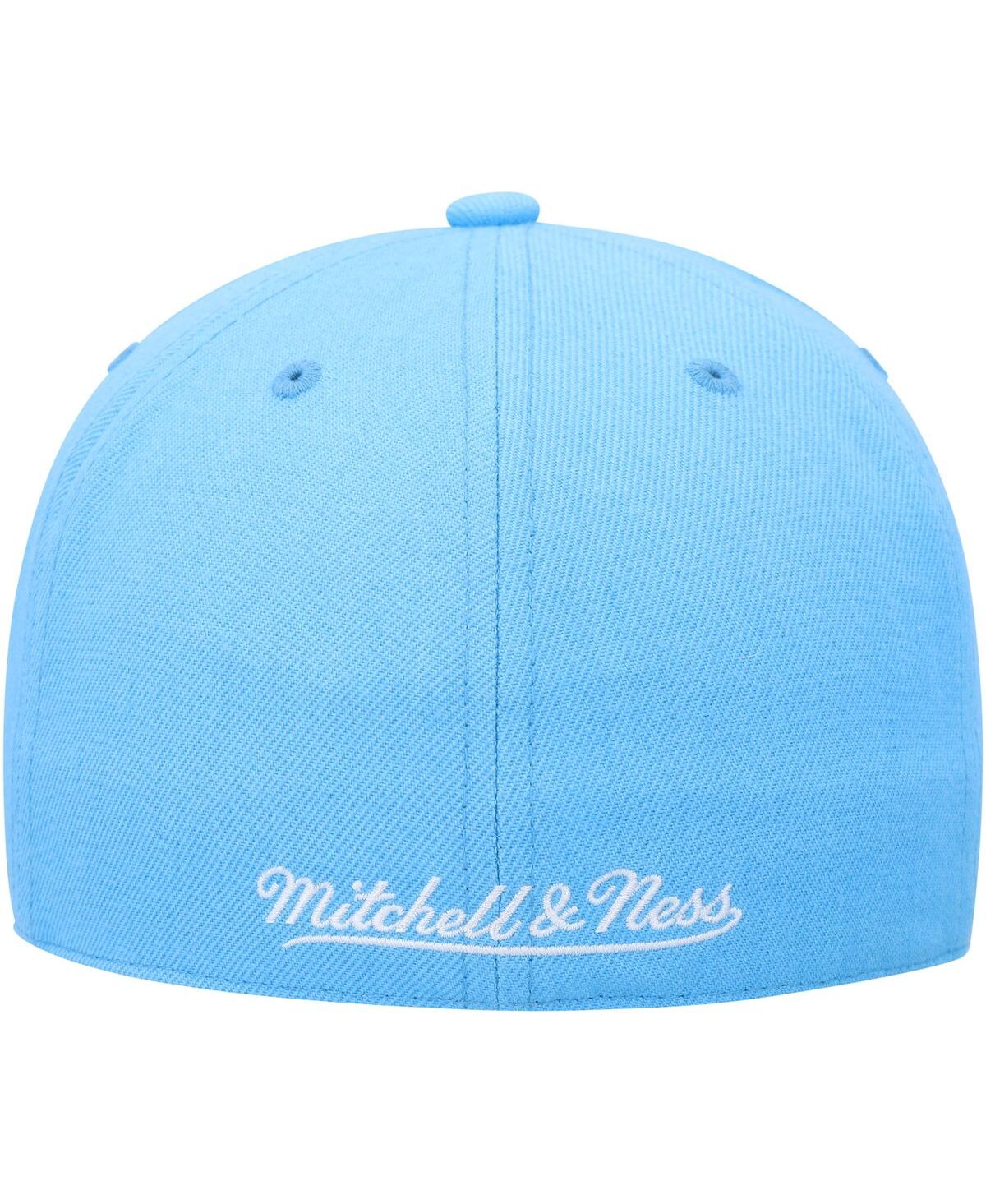 Men's Mitchell & NessLos Angeles Lakers Hardwood Classics Mvp Team Ground 2.0 Fitted Hat - Powder Blue