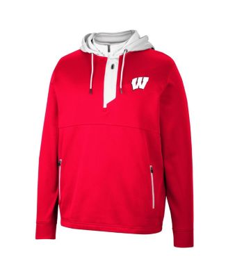 Men's Wisconsin Badgers Luge 3.0 Quarter-Zip Hoodie