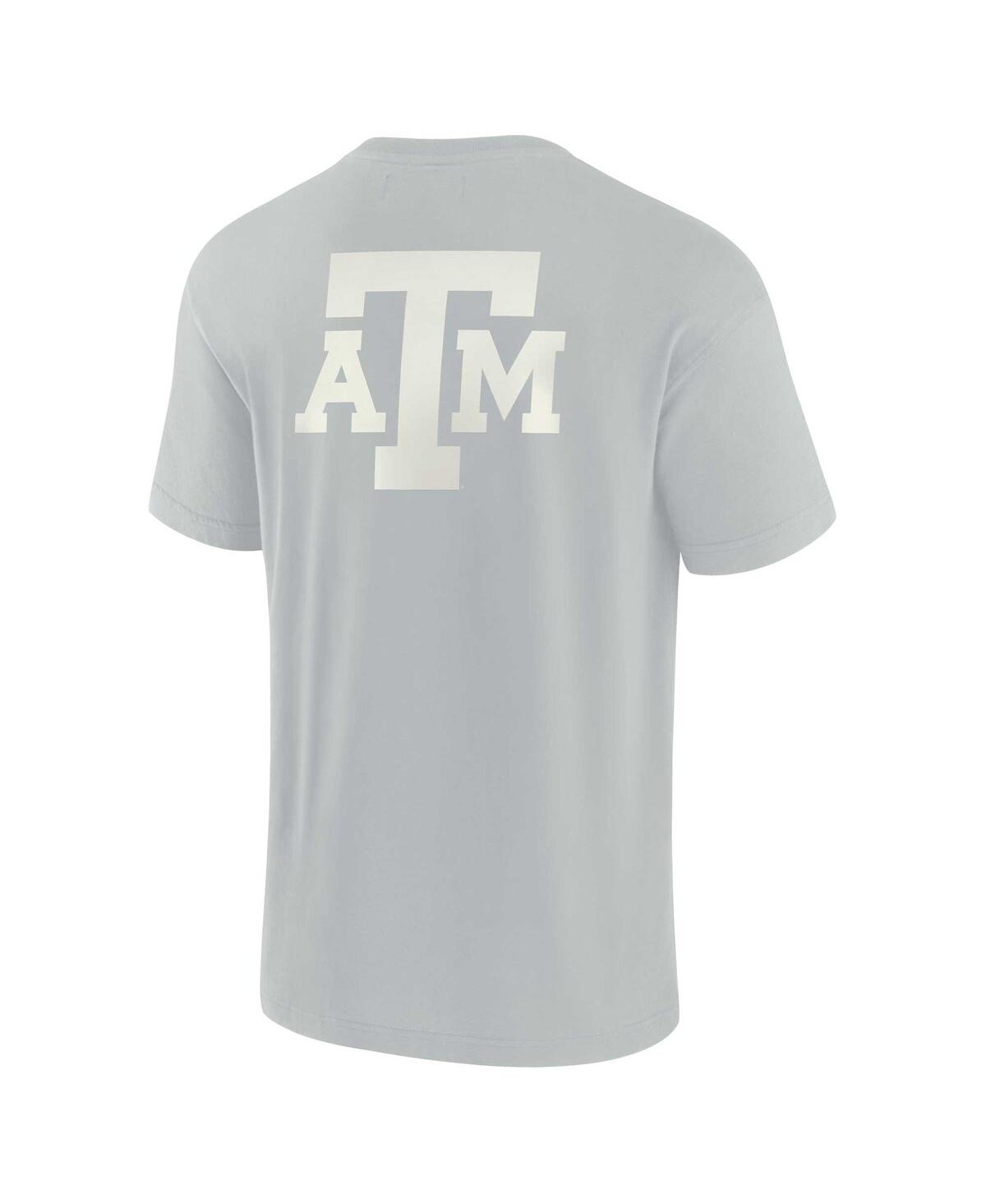 Fanatics Signature Men's And Women's  Gray Texas A&m Aggies Super Soft Short Sleeve T-shirt In Gray