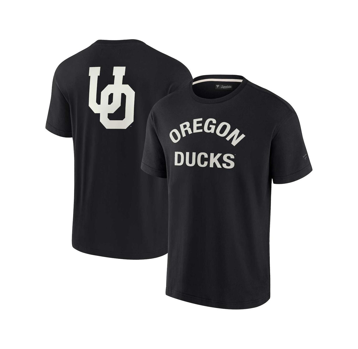 Men's and Women's Black Oregon Ducks Super Soft Short Sleeve T-shirt