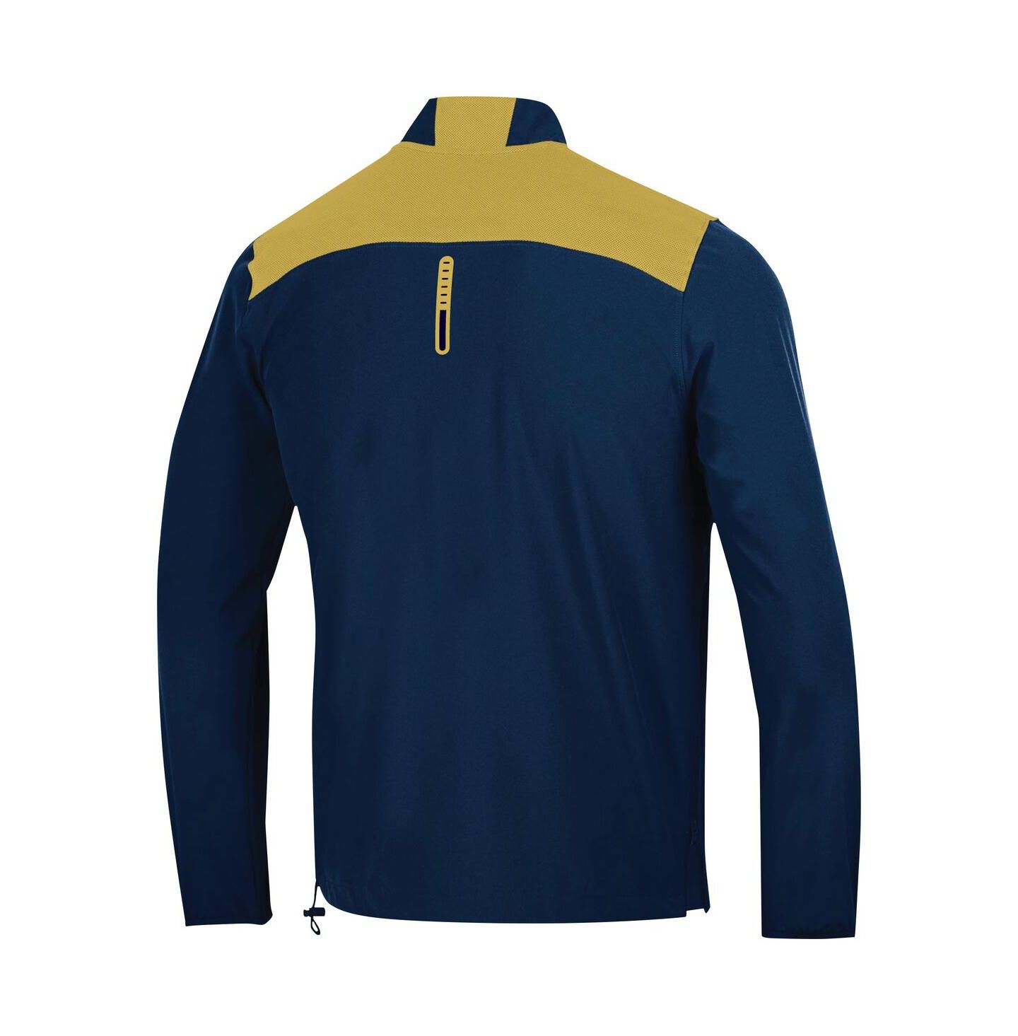 Мужской топ Under Armour Navy Notre Dame Fighting Irish 2023 Motivate Half-Zip — фото 2