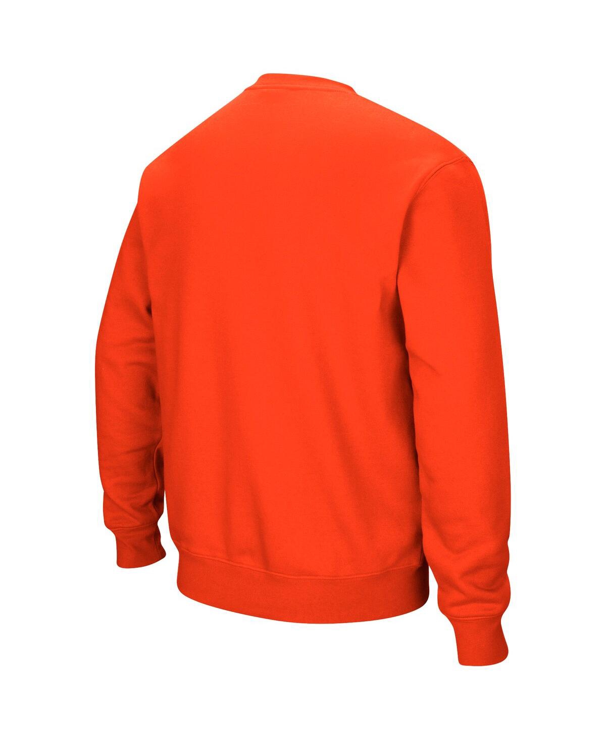 Shop Colosseum Men's  Orange Clemson Tigers Arch & Logo Pullover Sweatshirt