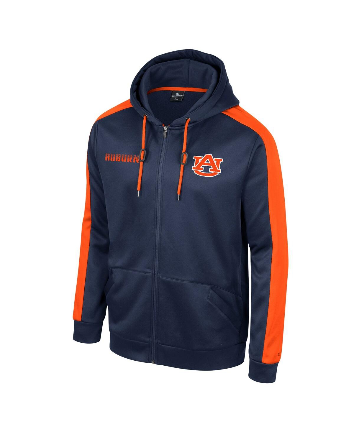 Colosseum Men's  Navy Auburn Tigers Reese Full-zip Hoodie In Navy