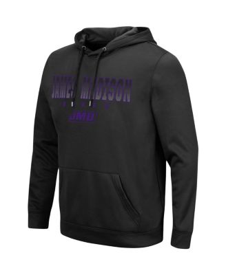 Men's Black James Madison Dukes Blackout 3.0 Pullover Hoodie