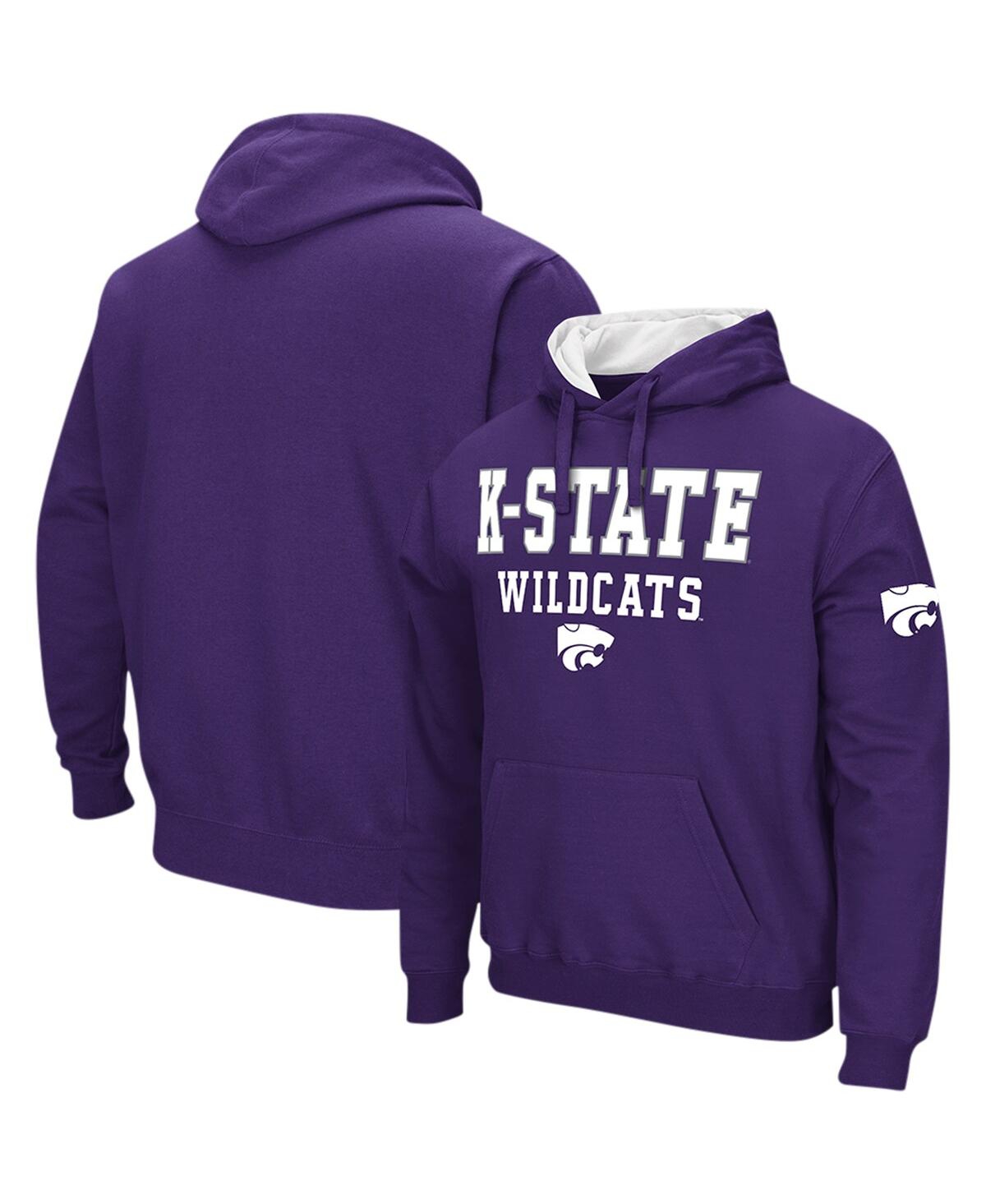 Colosseum Men's  Purple Kansas State Wildcats Sunrise Pullover Hoodie