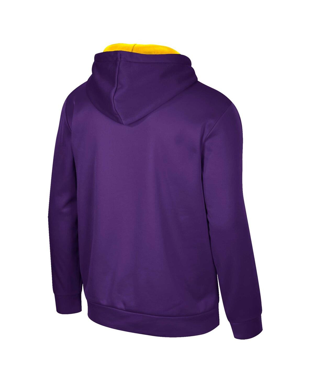 Colosseum Purple Lsu Tigers Reese Pullover Hoodie In Purple