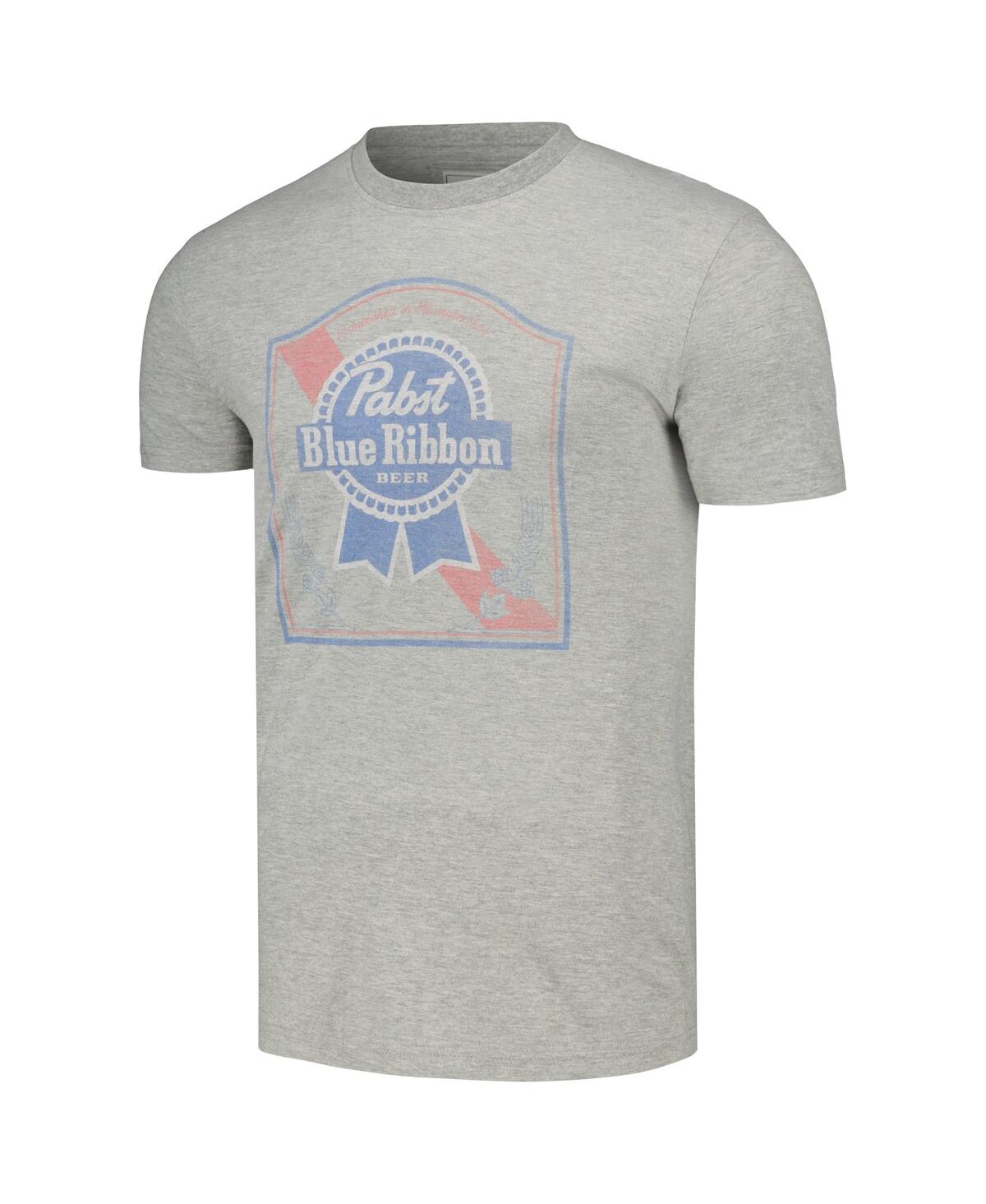 Shop American Needle Men's  Heather Gray Distressed Pabst Blue Ribbon Vintage-like Fade T-shirt