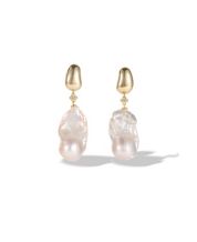 Macys pearl drop earrings discount