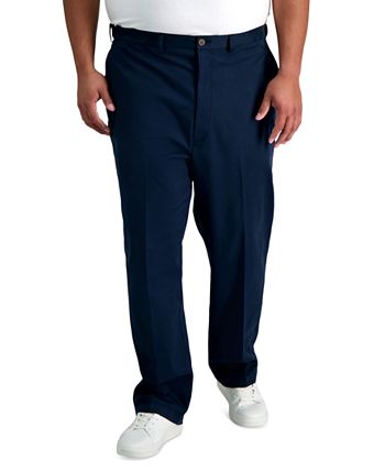 Haggar Men's Big & Tall Classic-Fit Khaki Pants - Macy's