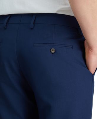 Men’s Premium Comfort Straight-Fit 4-Way Stretch Wrinkle-Free Flat-Front Dress Pants