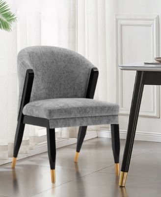 Ola 21.46" Wide Chenille Upholstered Dining Chair