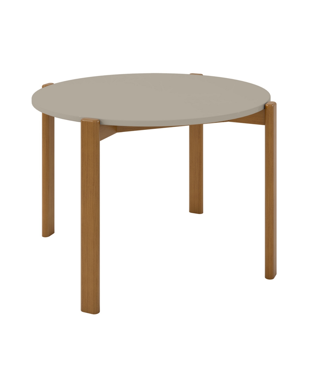 Manhattan Comfort Gales Medium Density Fiberboard Round Dining Table