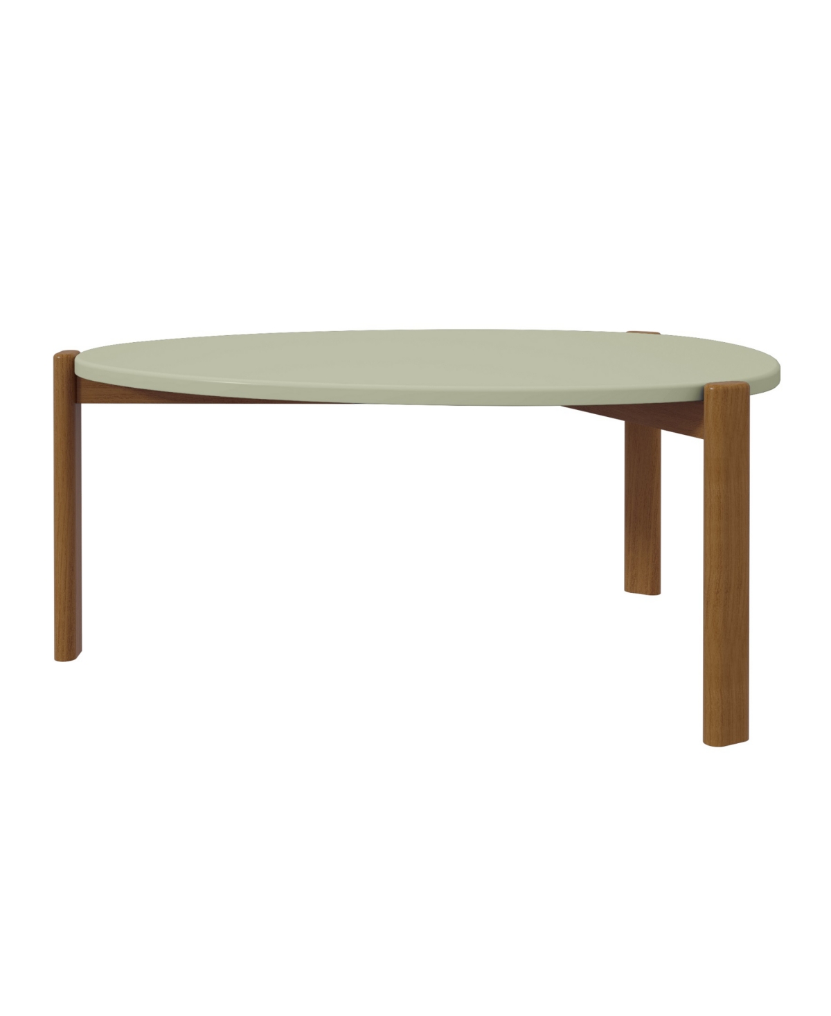 Manhattan Comfort Gales Medium Density Fiberboard Mid-Century Modern Coffee Table