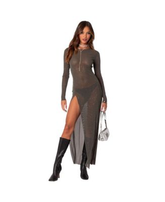 SHİNY MESH DRESS