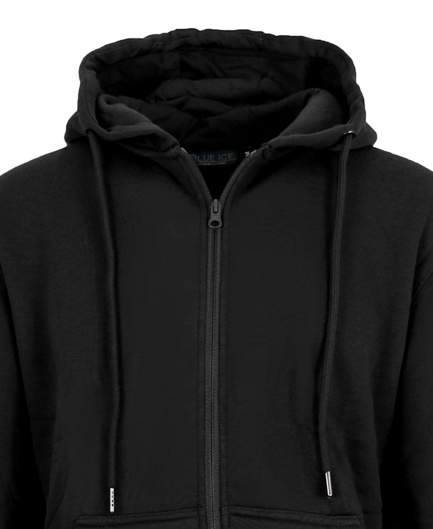 Мужское худи Blue Ice Fleece-Lined Full-Zip, цвет: Чёрный — фото 3
