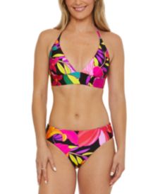 Lucky Brand Cali Casual Printed Bralette Bikini Top - Macy's