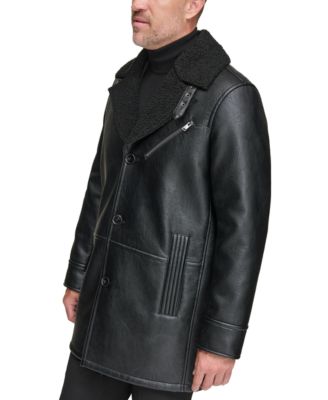 Men's Condore Faux-Shearling Top Coat