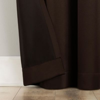 Brandon Magnetic Closure Room Darkening Grommet Curtain Panel Pair