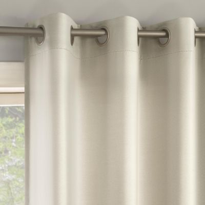 Brandon Magnetic Closure Room Darkening Grommet Curtain Panel Pair