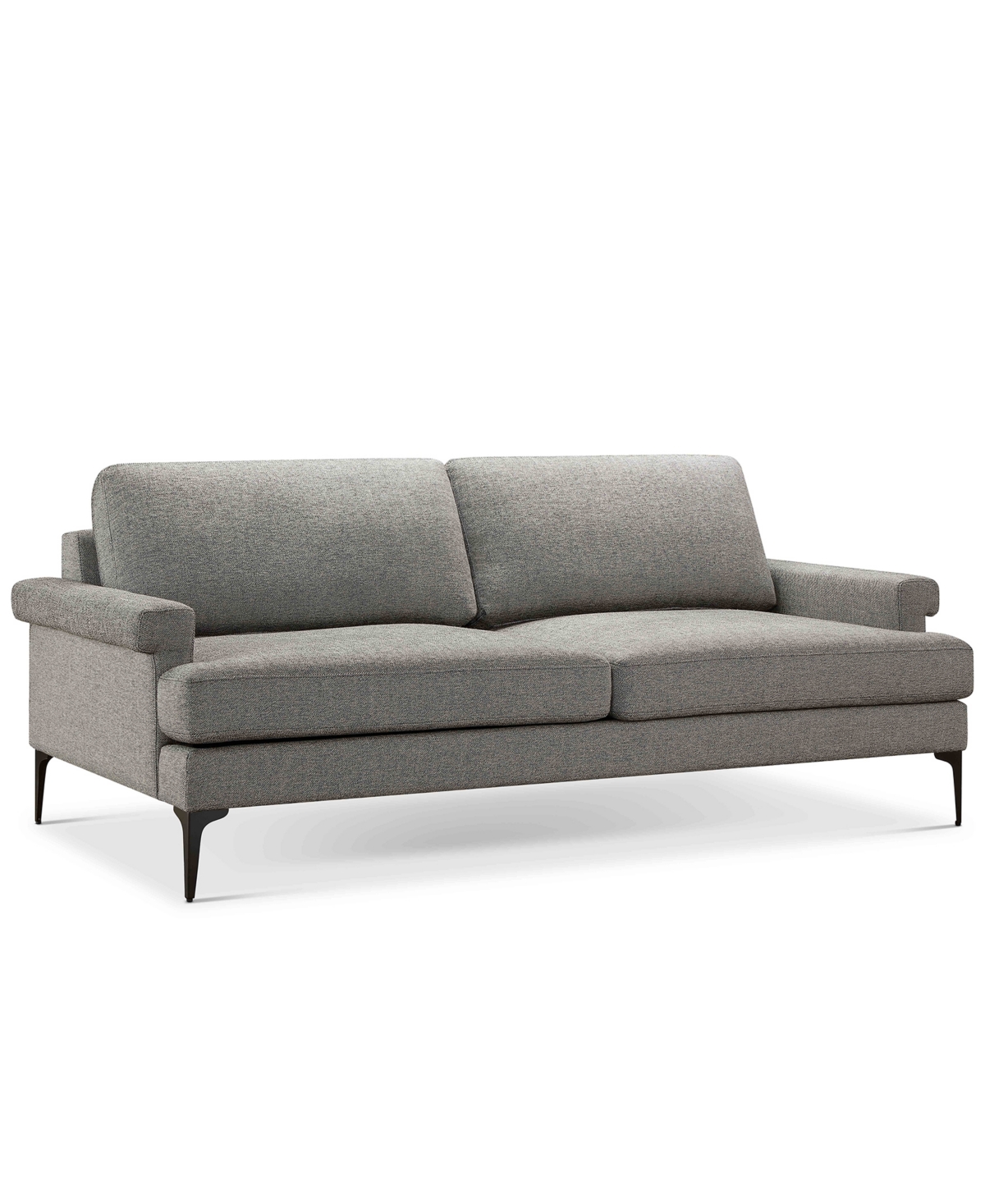 Abbyson Living Evella 84" Fabric Sofa In Gray
