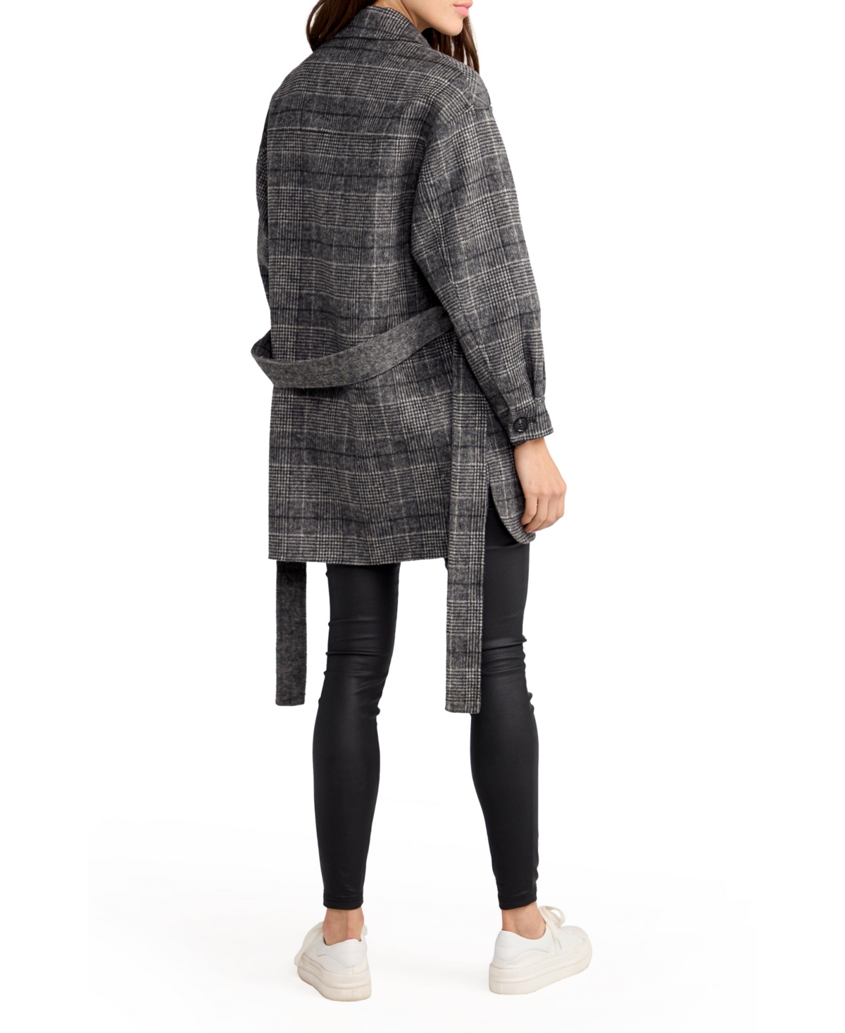 Belle & Bloom Women's Back Together Belted Shacket