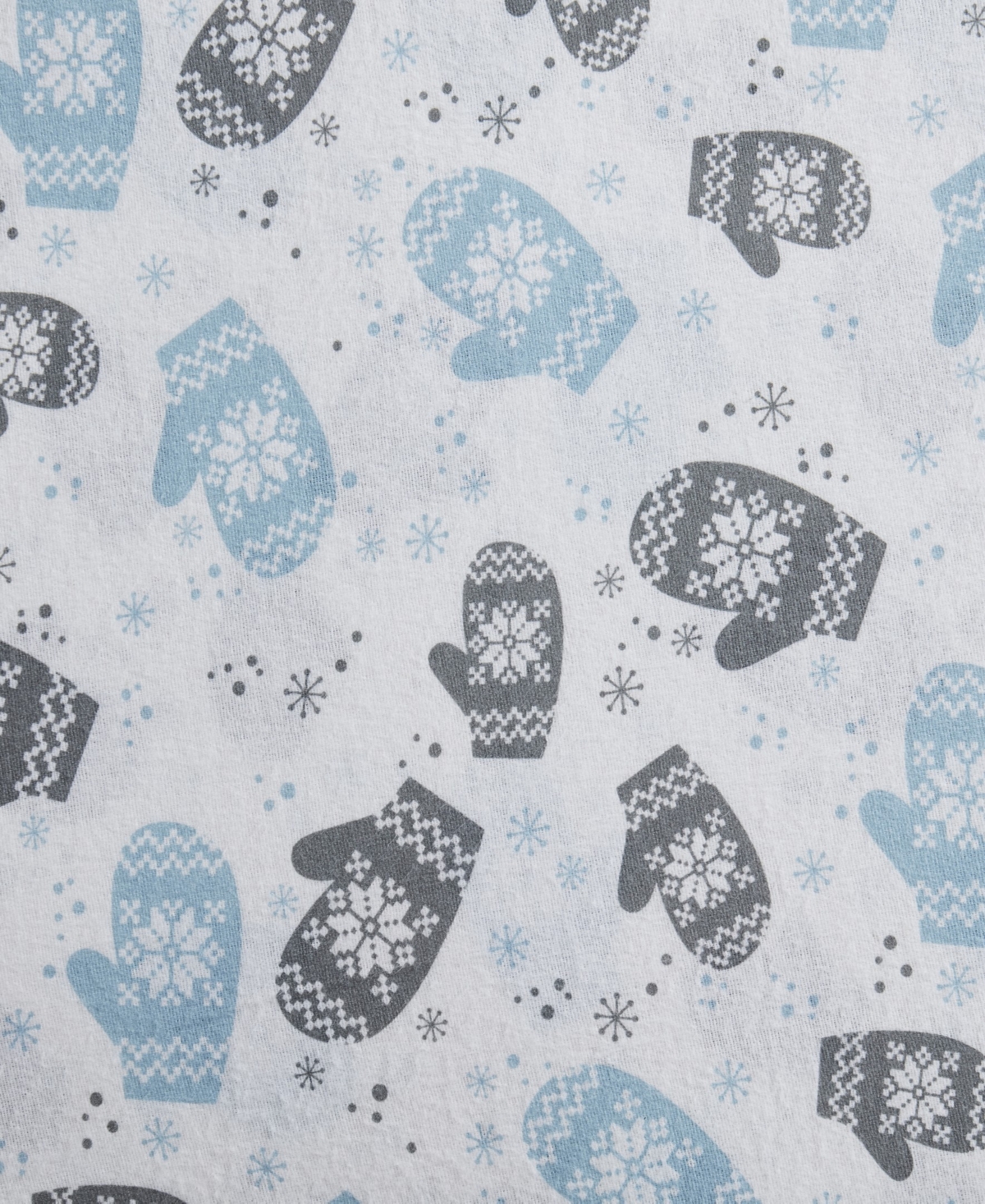 Shop Bearpaw Mittens 100% Cotton Flannel 4-pc. Sheet Set, King In Blue