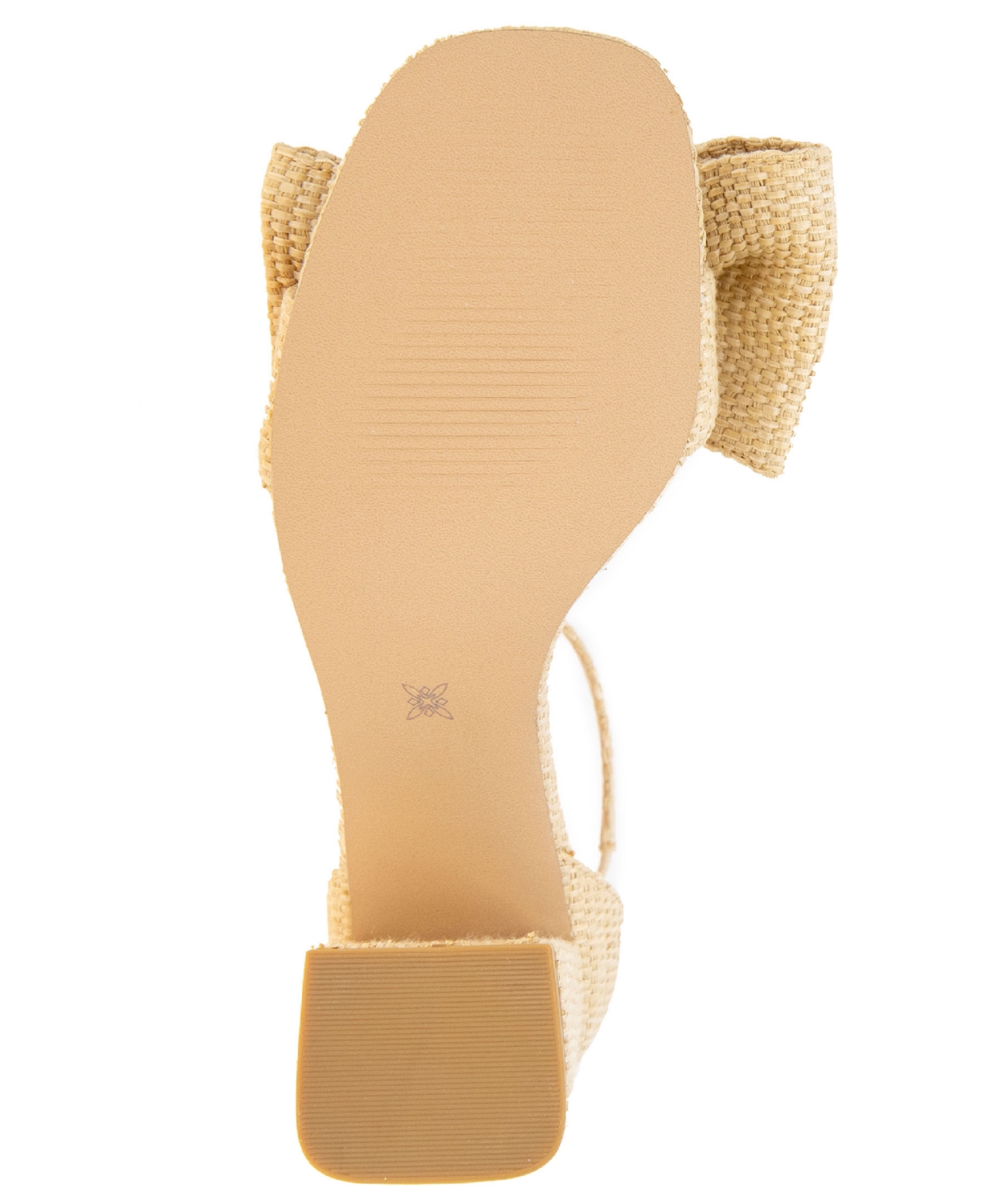 BCBGeneration Women's Dappel Raffia Block Heel Sandals