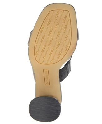 Women's Parisa Block-Heel Vinyl Dress Sandals