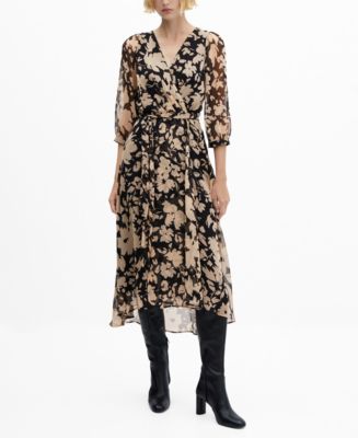 mango flowy printed dress Women's Flower COUNTSRS1-42