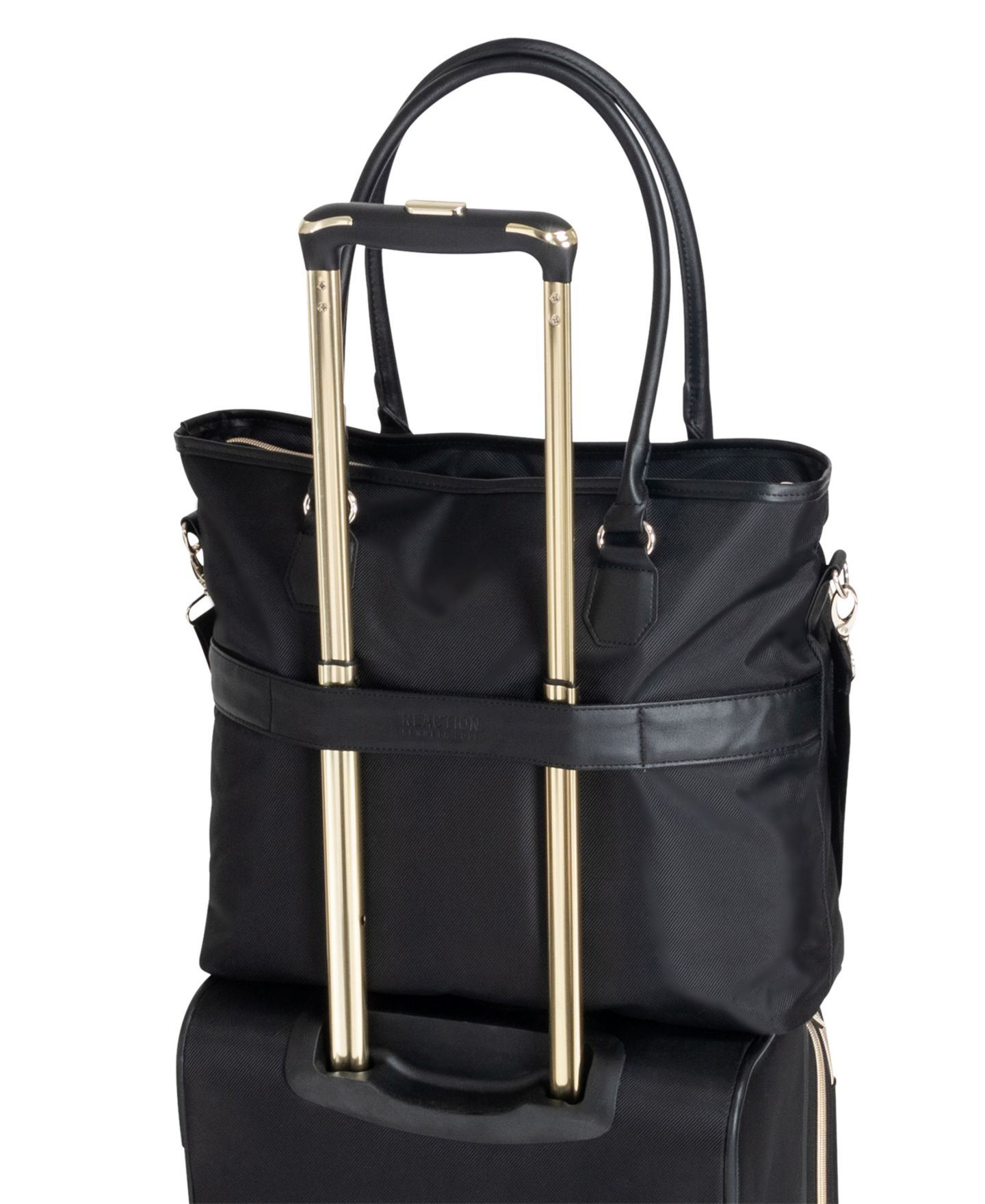 Сумка Kenneth Cole Reaction Chelsea Chevron 15" Laptop & Tablet Business Tote, цвет: Чёрный — фото 6