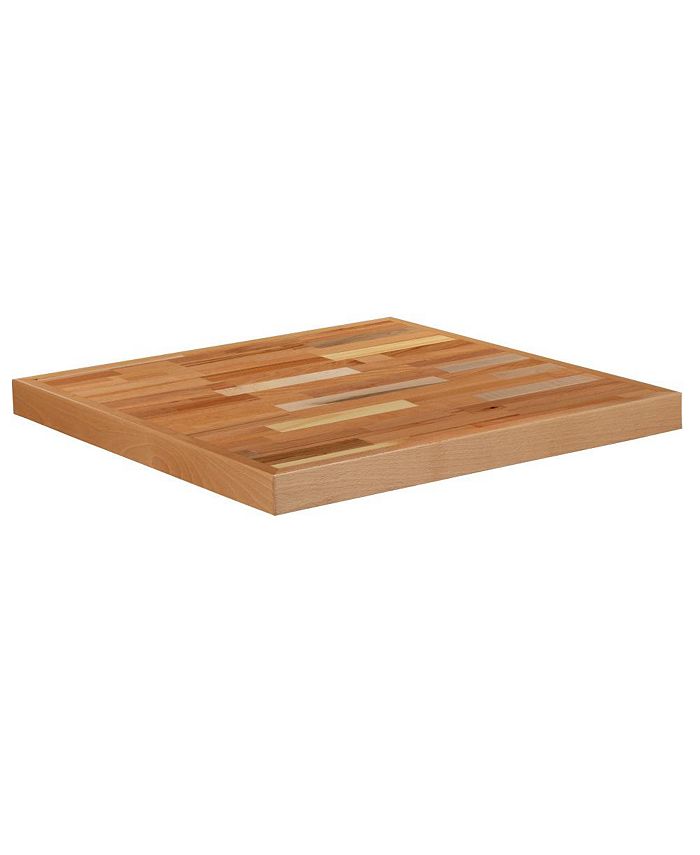 EMMA+OLIVER Square Butcher Block Style Table Top Restaurant Table Top Macy's